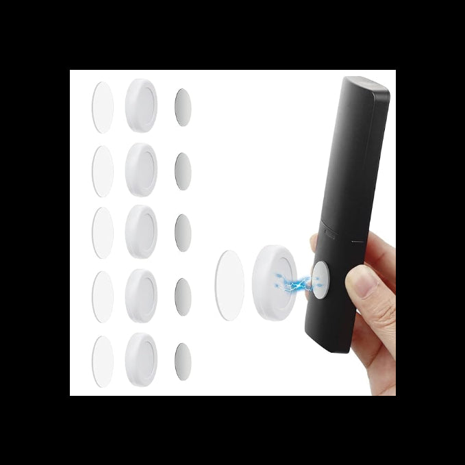 Magnetic Remote Control Holder Wall Mount Self-Adhesive, Strong Magnet Hole-Free Remote Holder